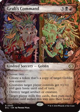 Lorwyn Eclipsed Grub's Command (Showcase) #340