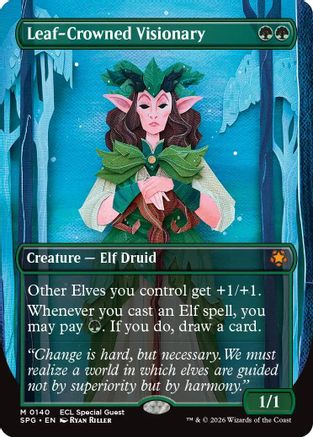 Leaf-Crowned Visionary (Borderless)