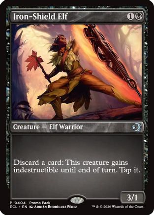 Promo Pack: Lorwyn Eclipsed Iron-Shield Elf #404