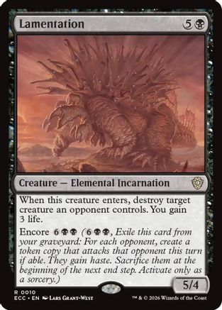Commander: Lorwyn Eclipsed Lamentation #10