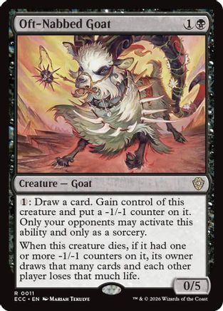 Commander: Lorwyn Eclipsed Oft-Nabbed Goat #11