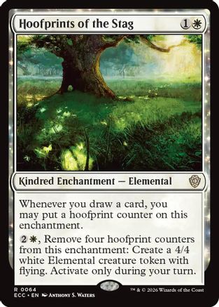 Commander: Lorwyn Eclipsed Hoofprints of the Stag #64