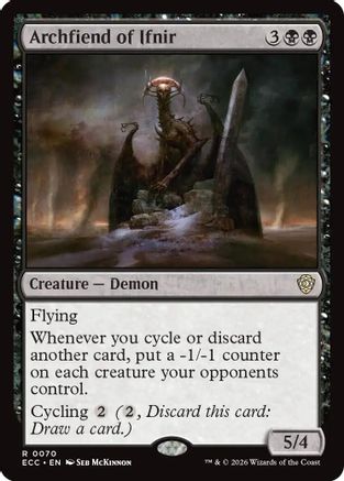 Commander: Lorwyn Eclipsed Archfiend of Ifnir #70