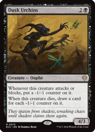 Commander: Lorwyn Eclipsed Dusk Urchins #73