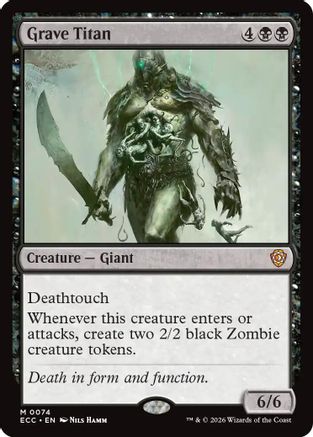 Commander: Lorwyn Eclipsed Grave Titan #74