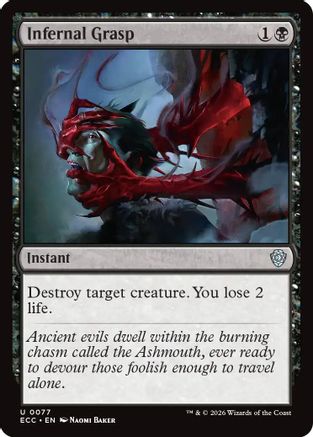 Commander: Lorwyn Eclipsed Infernal Grasp #77