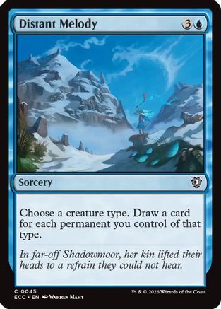Commander: Lorwyn Eclipsed Distant Melody #45