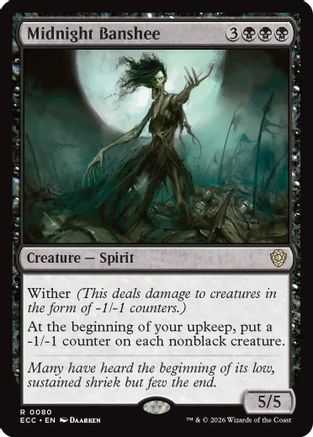Commander: Lorwyn Eclipsed Midnight Banshee #80