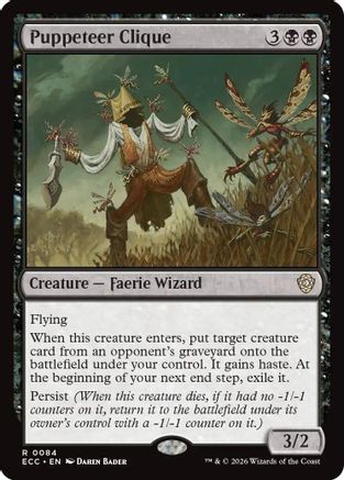 Commander: Lorwyn Eclipsed Puppeteer Clique #84
