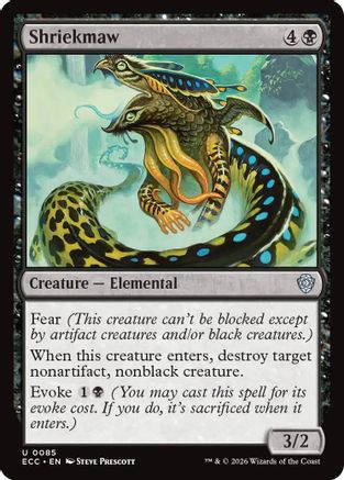 Commander: Lorwyn Eclipsed Shriekmaw #85