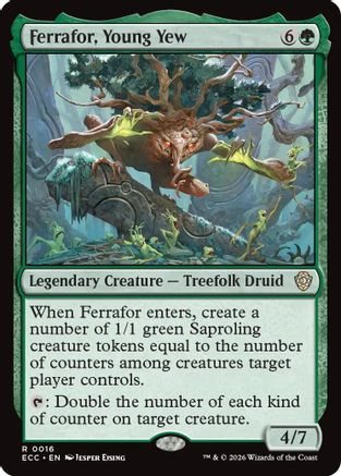 Commander: Lorwyn Eclipsed Ferrafor, Young Yew #16