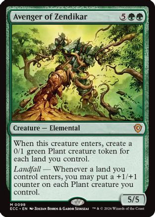 Commander: Lorwyn Eclipsed Avenger of Zendikar #98