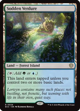 Commander: Lorwyn Eclipsed Sodden Verdure #24