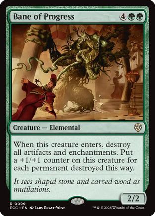 Commander: Lorwyn Eclipsed Bane of Progress #99