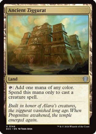 Commander: Lorwyn Eclipsed Ancient Ziggurat #144