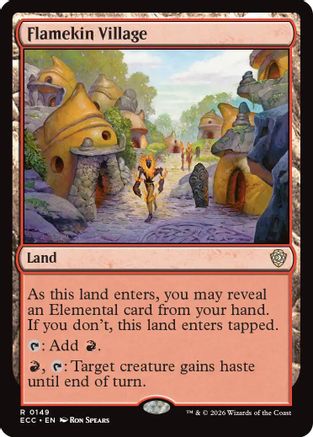 Commander: Lorwyn Eclipsed Flamekin Village #149