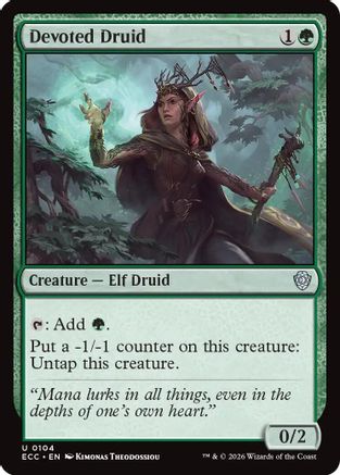 Commander: Lorwyn Eclipsed Devoted Druid #104