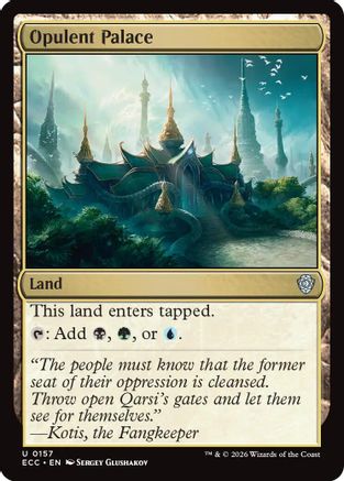 Commander: Lorwyn Eclipsed Opulent Palace #157