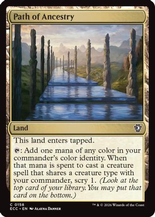 Commander: Lorwyn Eclipsed Path of Ancestry #158