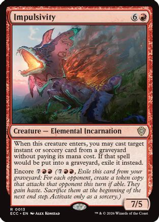 Commander: Lorwyn Eclipsed Impulsivity #13