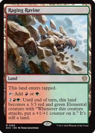 Commander: Lorwyn Eclipsed Raging Ravine #160