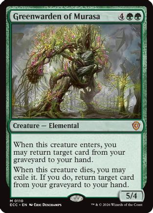 Commander: Lorwyn Eclipsed Greenwarden of Murasa #110