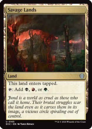 Commander: Lorwyn Eclipsed Savage Lands #165