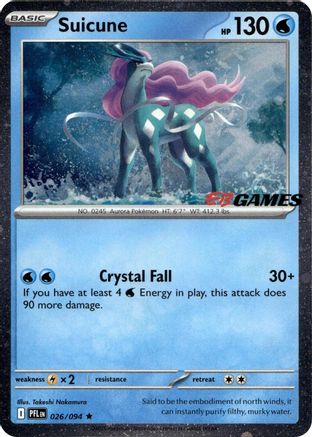 Miscellaneous Cards & Products Suicune (EB Games Exclusive) #026