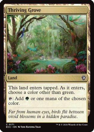 Commander: Lorwyn Eclipsed Thriving Grove #171