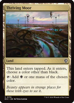 Commander: Lorwyn Eclipsed Thriving Moor #174