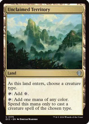 Commander: Lorwyn Eclipsed Unclaimed Territory #175