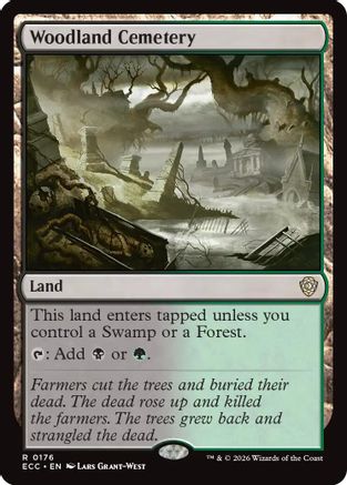 Commander: Lorwyn Eclipsed Woodland Cemetery #176