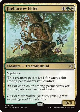 Commander: Lorwyn Eclipsed Faeburrow Elder #53
