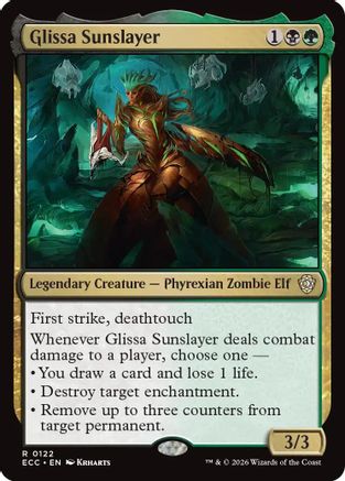 Commander: Lorwyn Eclipsed Glissa Sunslayer #122