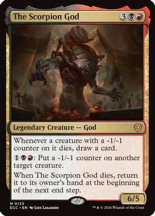 Commander: Lorwyn Eclipsed The Scorpion God #133