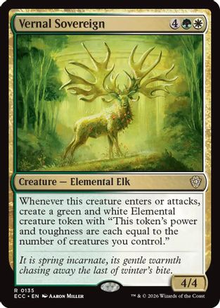 Commander: Lorwyn Eclipsed Vernal Sovereign #135