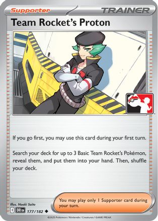 Prize Pack Series Cards Team Rocket's Proton #177