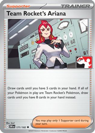 Prize Pack Series Cards Team Rocket's Ariana #171