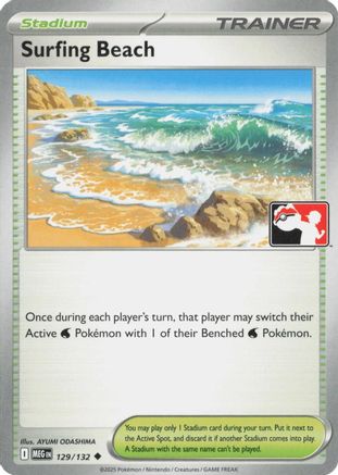 Prize Pack Series Cards Surfing Beach #129