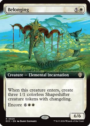Commander: Lorwyn Eclipsed Belonging (Extended Art) #25