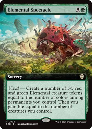 Commander: Lorwyn Eclipsed Elemental Spectacle (Extended Art) #35