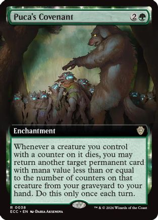 Commander: Lorwyn Eclipsed Puca's Covenant (Extended Art) #38