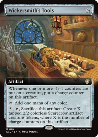 Commander: Lorwyn Eclipsed Wickersmith's Tools (Extended Art) #41