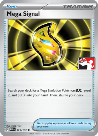 Prize Pack Series Cards Mega Signal #121