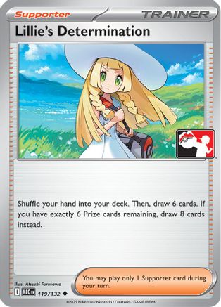Prize Pack Series Cards Lillie's Determination #119