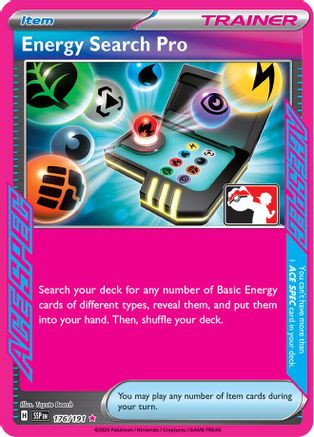 Prize Pack Series Cards Energy Search Pro #176