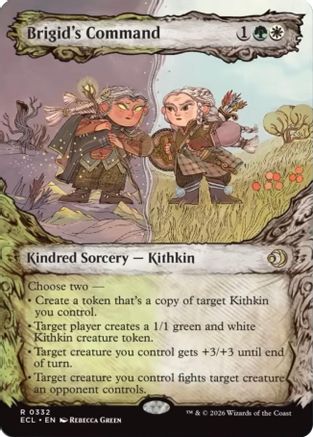 Lorwyn Eclipsed Brigid's Command (Showcase) #332