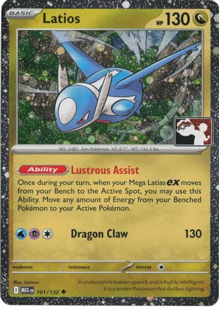 Prize Pack Series Cards Latios #101