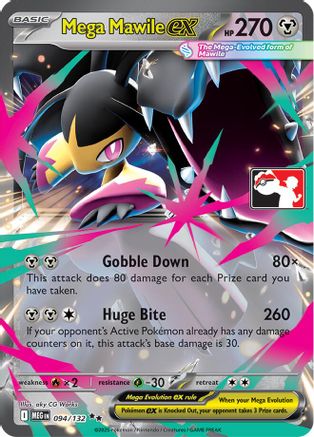 Prize Pack Series Cards Mega Mawile ex #094