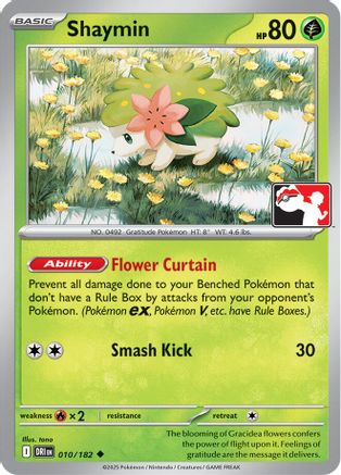 Prize Pack Series Cards Shaymin #010